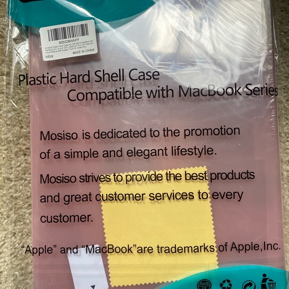 New! MOSISO Plastic Hard Shell Case compatible with MacBook Pro 14”, Clear Pink - Picture 7 of 16